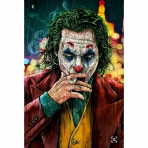 Joker vászonkép festés számok szerint, fakerettel 40x50cm