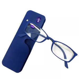 Ultrakönnyű, telefontokhoz rögzíthető kékfény blokkoló olvasószemüveg kék 1,0 dioptriás