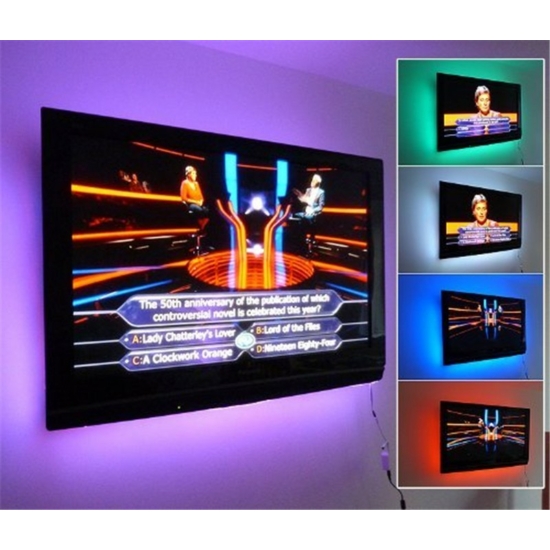 Hangulatvilágító LED szalag TV- re, Monitorra