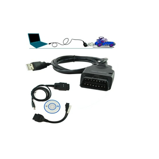 Galletto 1260 ECU Flasher EOBD 2 OBDII OBD chiptuning kábel