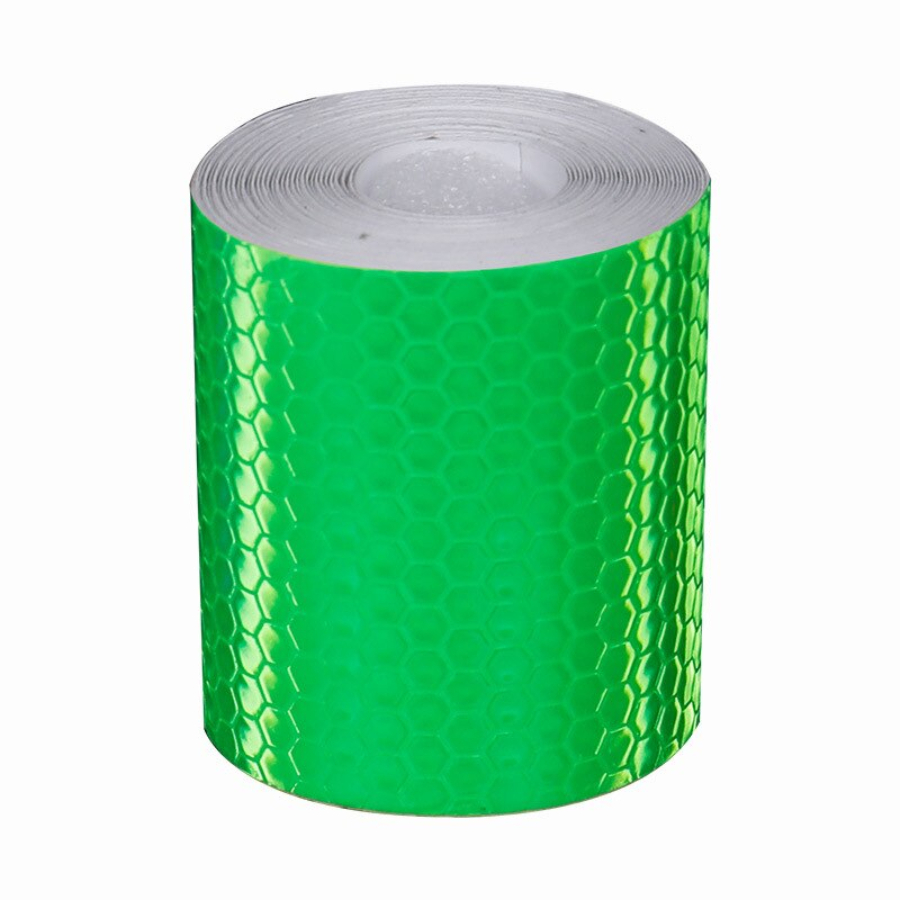 Kerékpár öntapadós fényvisszaverő ragasztószalag (3m) - zöld színű