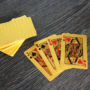 Kép 2/3 - Francia kártya, póker, bridzs, römi (prémium plasztik) - Arany bankó