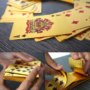 Kép 3/3 - Francia kártya, póker, bridzs, römi (prémium plasztik) - Arany bankó
